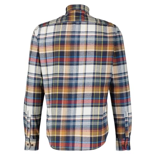 LERROS - Herren Flannelhemd (23O1060), Größe:L, Farbe:Fog White (114) von LERROS