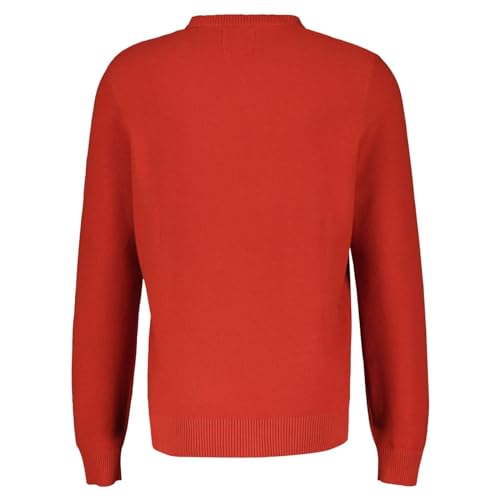 LERROS - Herren Langarm Pullover aus Reiner Baumwolle (2395001), Größe:L, Farbe:Lava Red (356) von LERROS