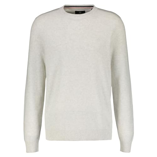 LERROS - Herren Langarm Pullover aus Reiner Baumwolle (2395001), Größe:XL, Farbe:Fog White (127) von LERROS
