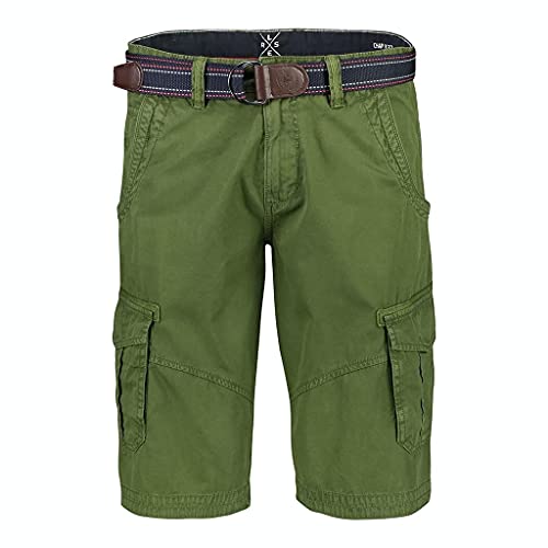 LERROS Herren Sportive Cargo-Bermuda Cargos, Moss Green, 33 von LERROS