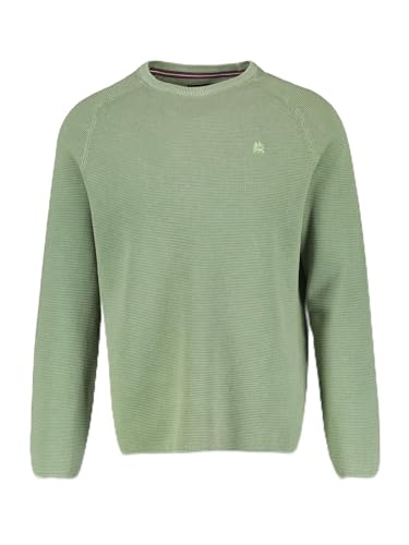 LERROS - Herren Strickpullover aus Strukturbaumwolle (23D5010), Größe:L, Farbe:Sage Green (612) von LERROS