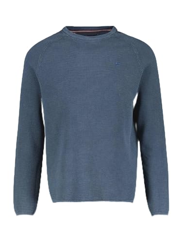 LERROS - Herren Strickpullover aus Strukturbaumwolle (23D5010), Größe:XL, Farbe:Storm Blue (448) von LERROS