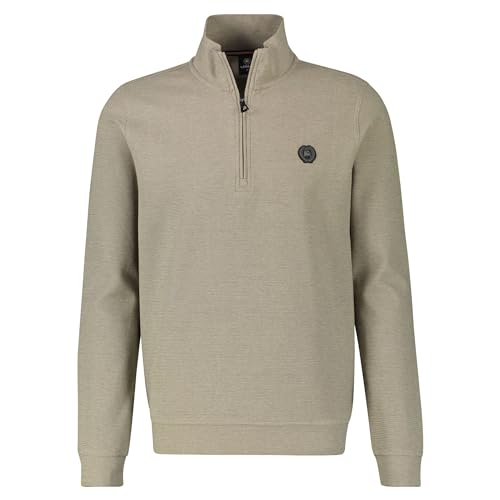 LERROS - Herren Sweat Troyer (23D4402), Größe:XL, Farbe:Soft Stone (707) von LERROS