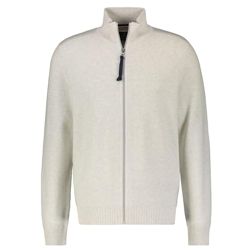 LERROS - Herren Sweatjacke (23D5503), Größe:L, Farbe:Fog White (127) von LERROS