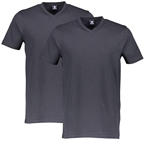 LERROS Herren T-Shirt/Serafino 1/2 ARM 20010150, 269 Rock Grey, M von LERROS