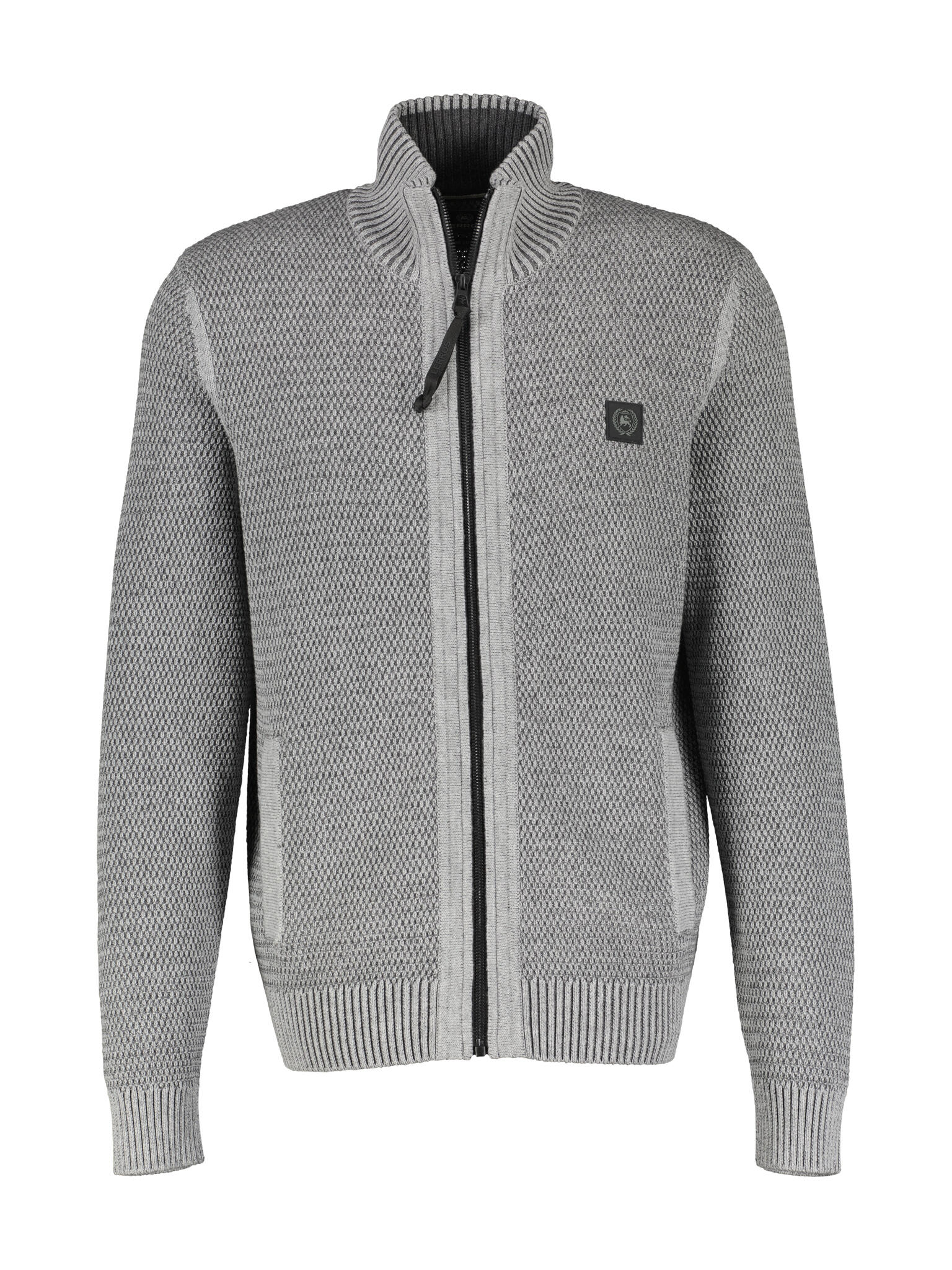 LERROS - JACKE FULLZIP platinum grey melange - Gr. - L von LERROS