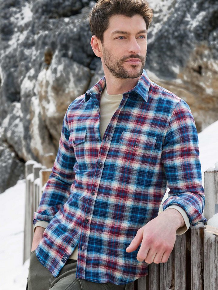 LERROS Karohemd LERROS Casual Flanellhemd - weicher Twill, starker Style von LERROS