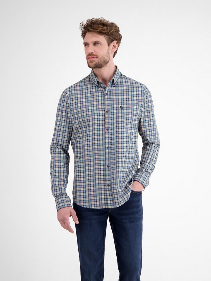 LERROS Karohemd LERROS Kariertes Herrenhemd, sportiv und stilbewusst von LERROS