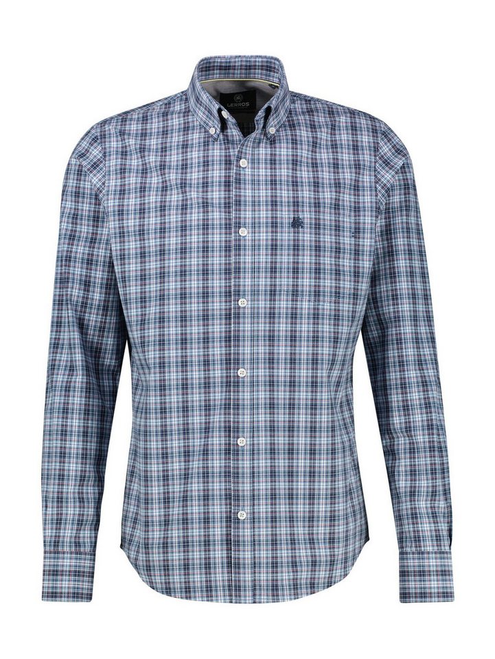 LERROS Kurzarmhemd 25D1102 regular fitUnder-Button-Down von LERROS