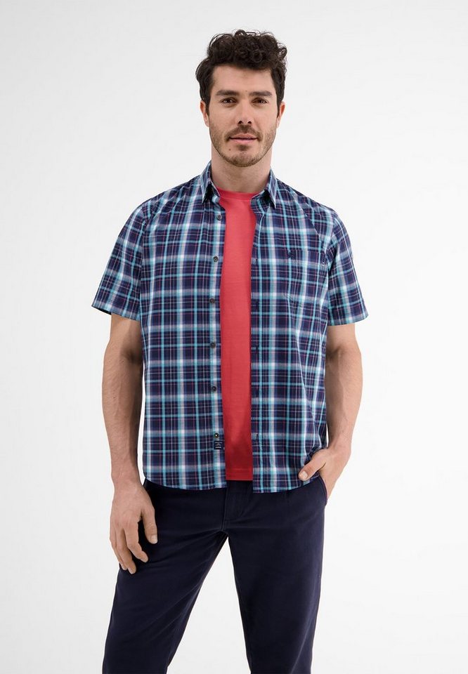LERROS Kurzarmhemd LERROS Halbarmhemd *Poplin Check* von LERROS