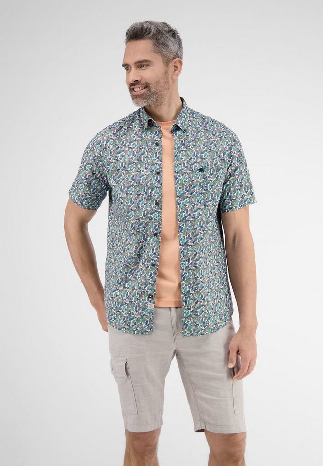 LERROS Kurzarmhemd LERROS Halbarmhemd mit floralem Print von LERROS