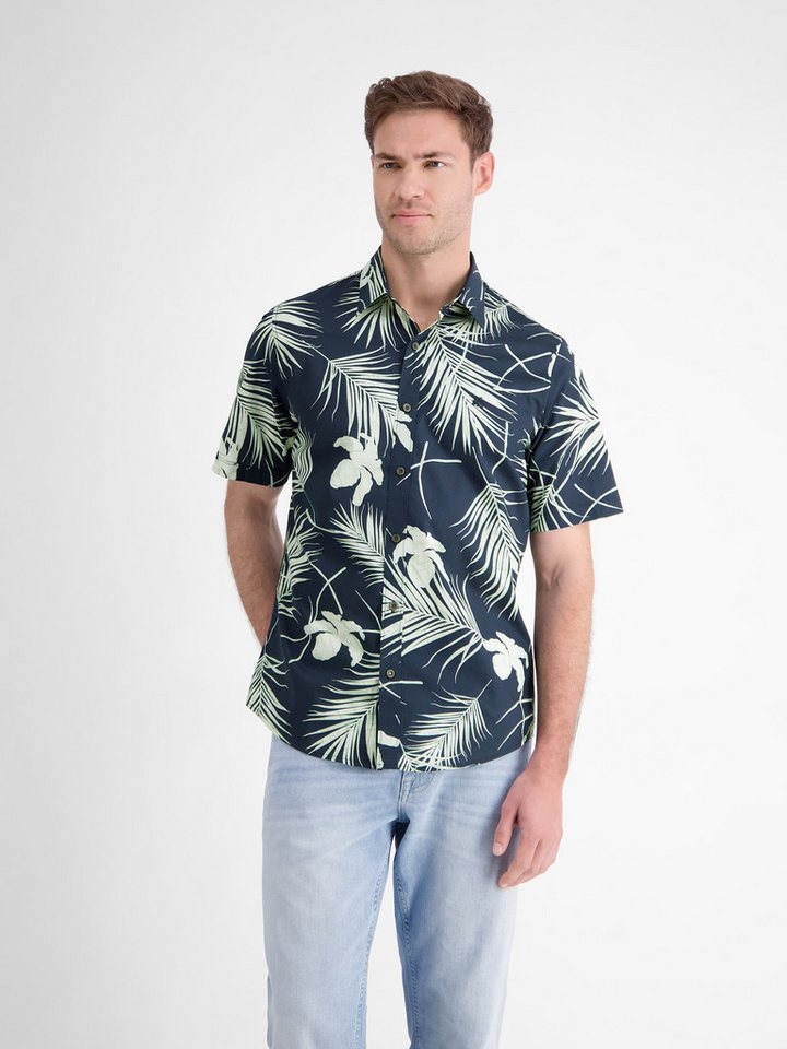 LERROS Kurzarmhemd mit All-Over Print von LERROS