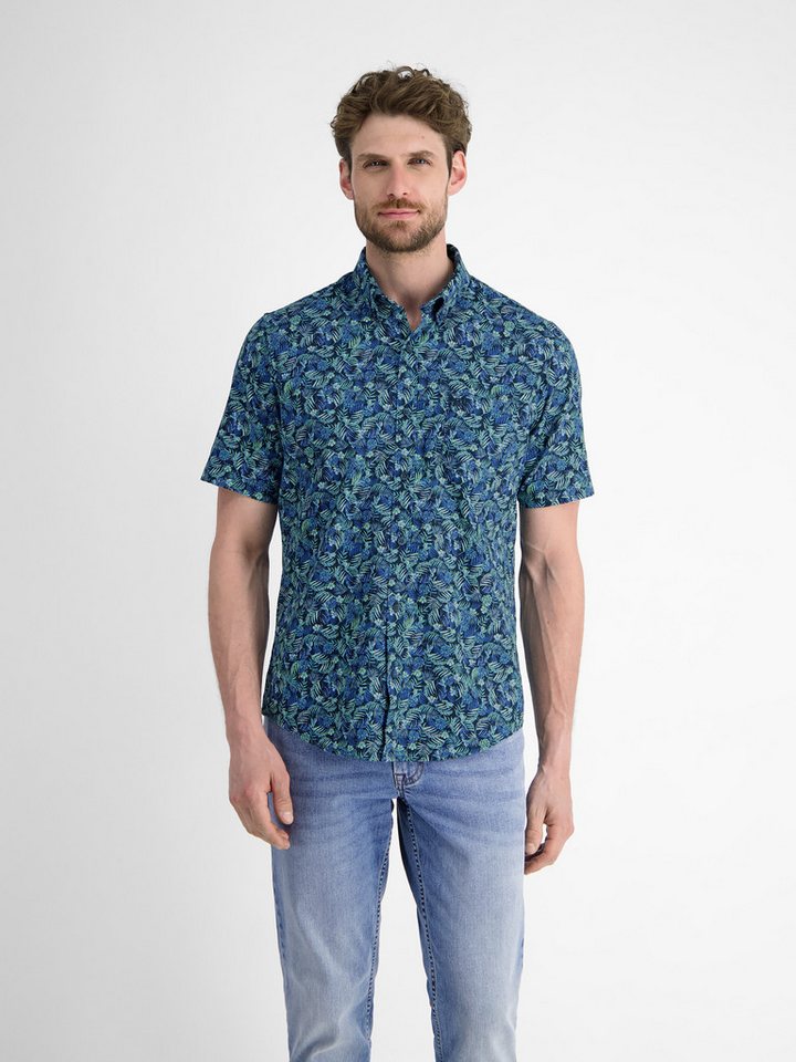 LERROS Kurzarmhemd mit All-Over Print von LERROS