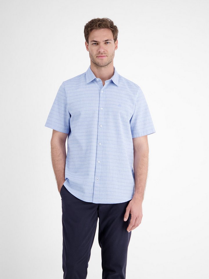 LERROS Kurzarmhemd mit Logo Stickerei von LERROS