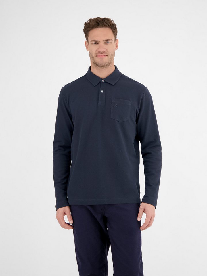 LERROS Langarm-Poloshirt mit Logo Stickerei LERROS Langarm-Poloshirt mit Logo Stickerei von LERROS