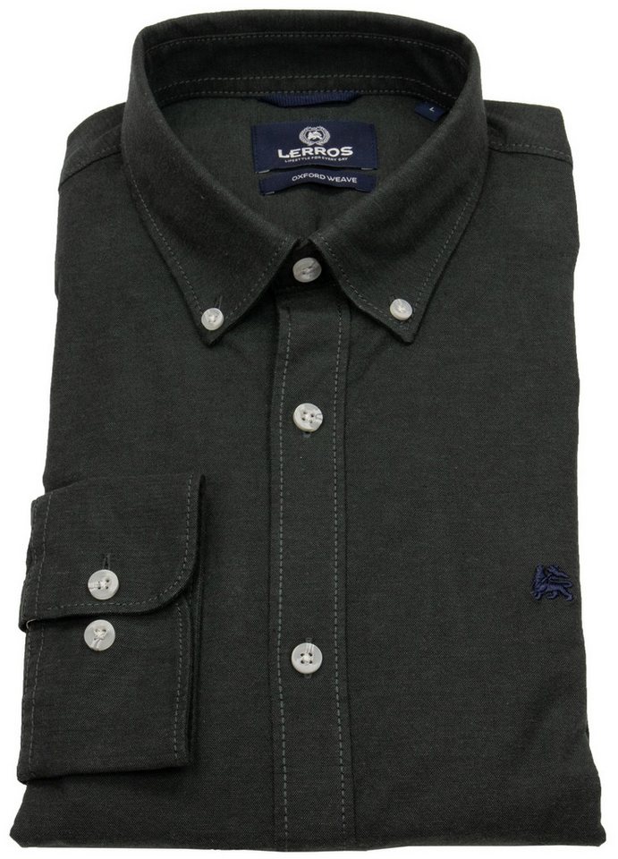 LERROS Langarmhemd Button-Down-Kragen von LERROS