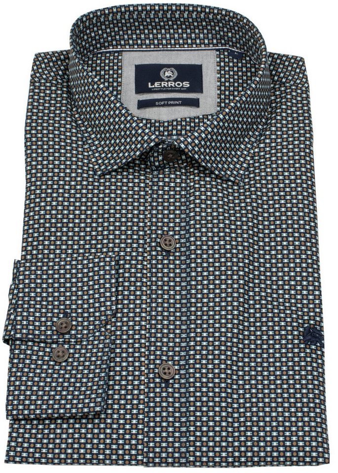 LERROS Langarmhemd Haifischkragen von LERROS