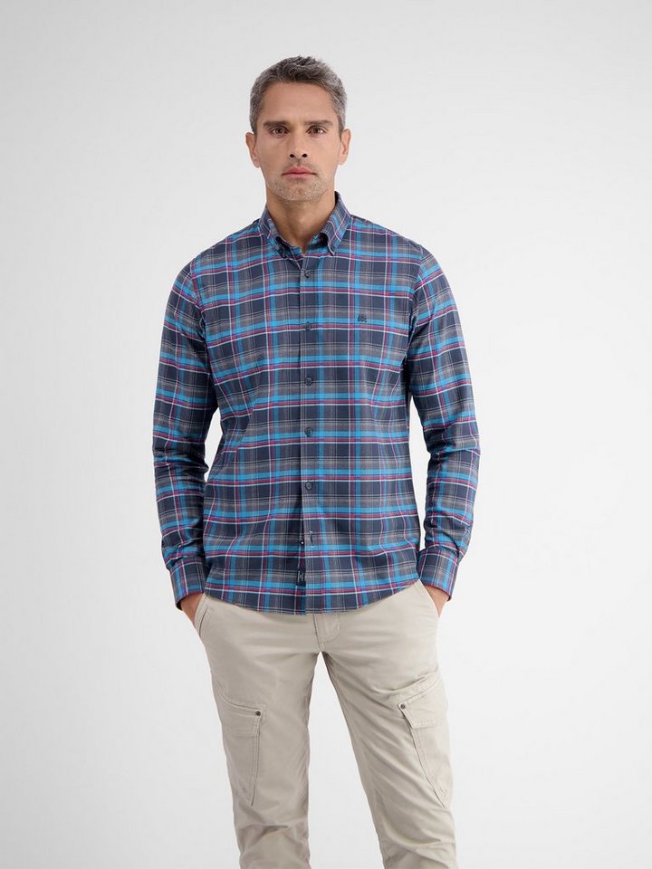 LERROS Langarmhemd LERROS Langarmhemd, BIG FLANNELCHECK von LERROS