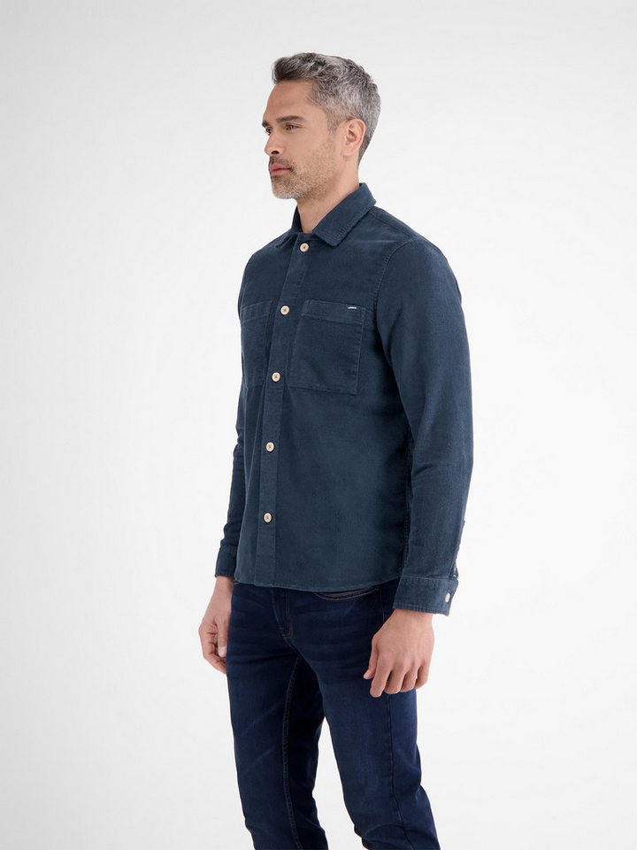 LERROS Langarmhemd LERROS Modisches Cord-Overshirt von LERROS