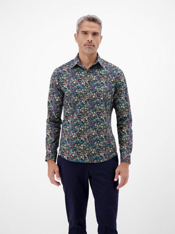 LERROS Langarmhemd LERROS Modisches Poplinhemd für Herren von LERROS