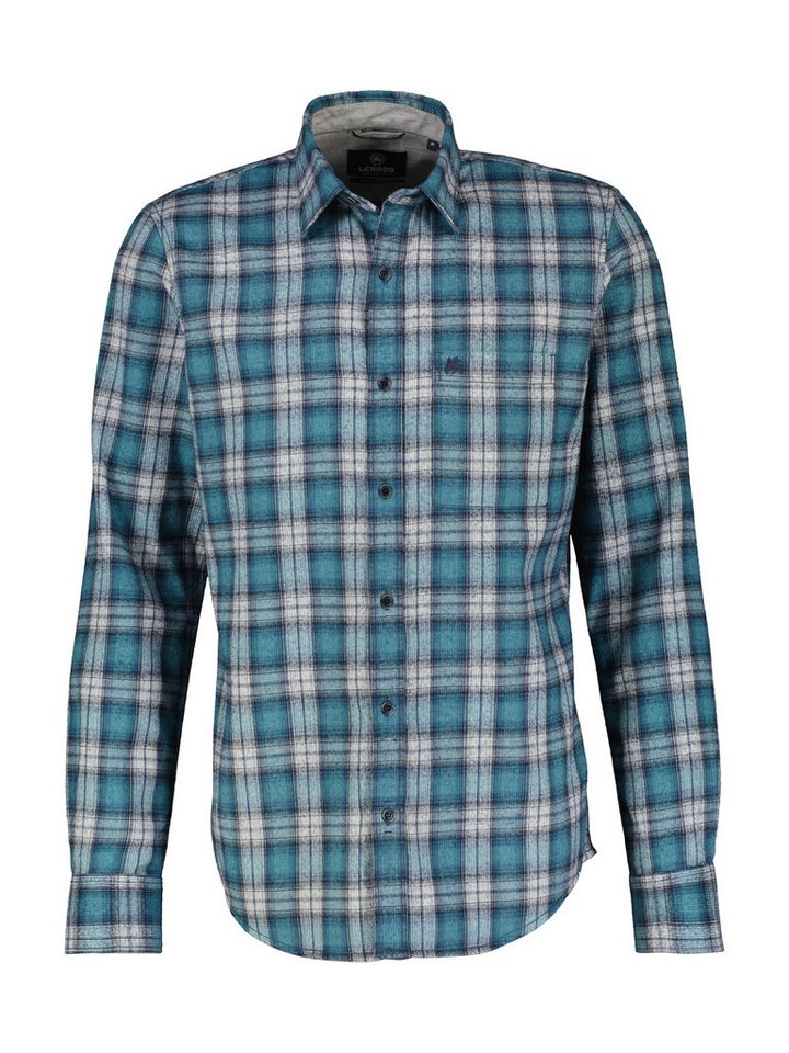 LERROS Langarmhemd Regular-Fit Freizeithemd - Regular Fit von LERROS