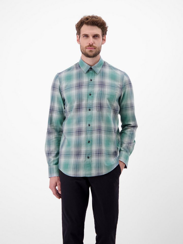 LERROS Langarmhemd mit Karo Muster von LERROS