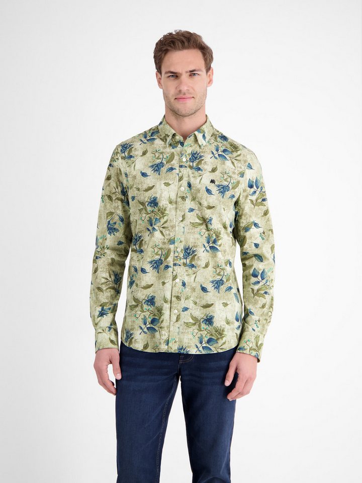 LERROS Langarmhemd mit floralem Allover-Print LERROS Langarmhemd mit floralem Allover-Print von LERROS