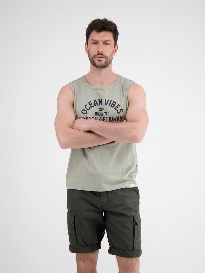 LERROS Muskelshirt LERROS Herren Tanktop mit Brustprint von LERROS