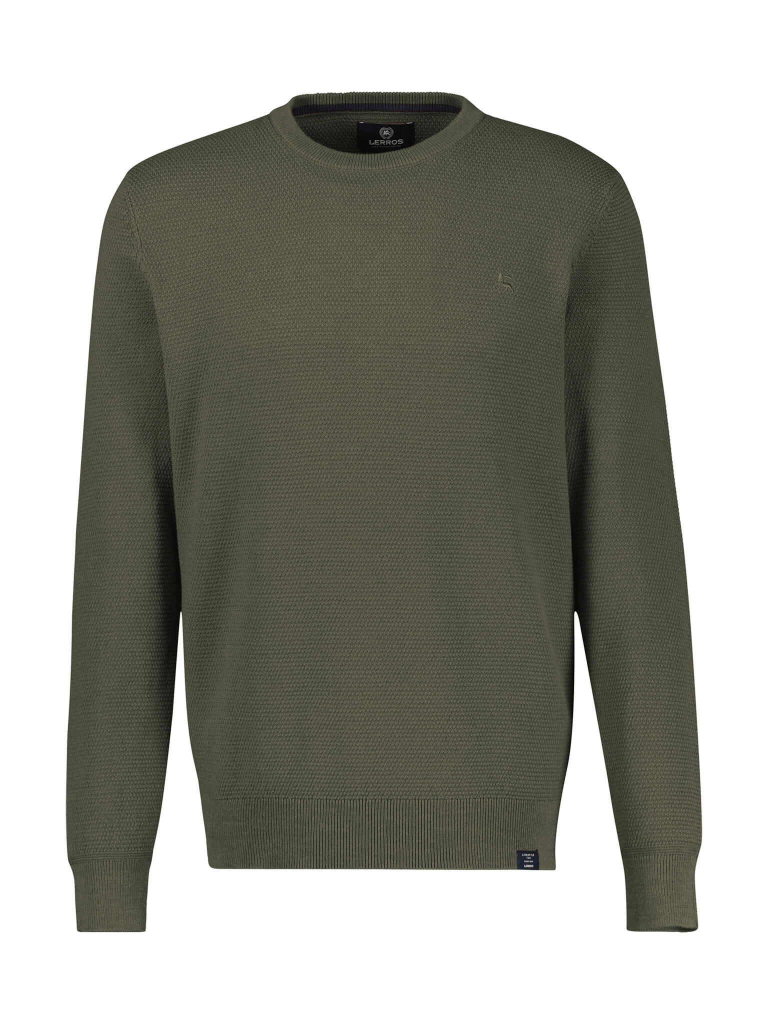 LERROS - O-NECK BUENDCHEN nordic olive - Gr. - XXL von LERROS