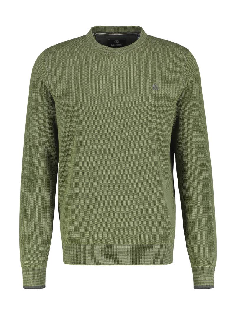 LERROS - O-NECK BUENDCHEN sage green - Gr. - XL von LERROS
