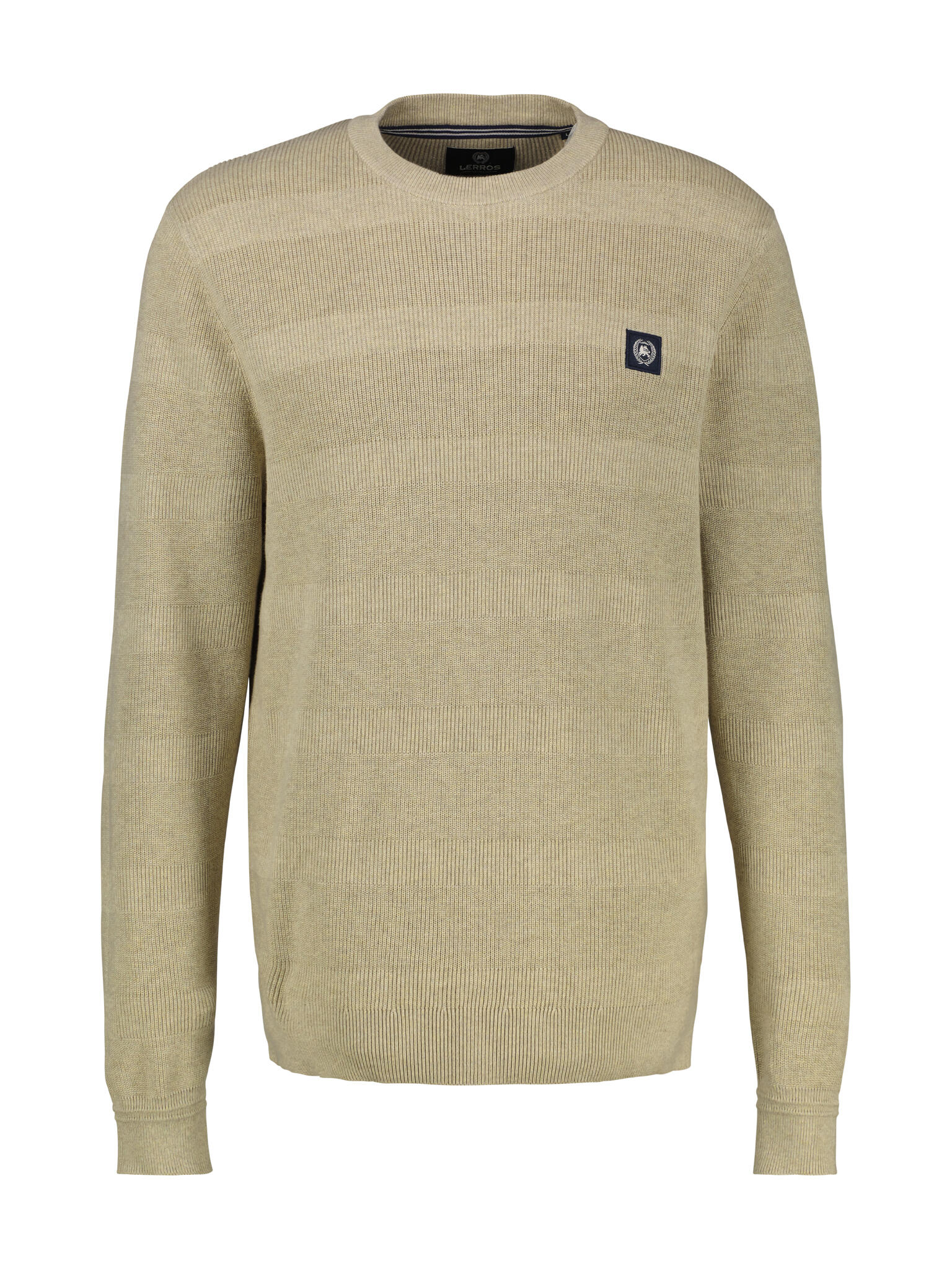 LERROS - O-NECK BUENDCHEN tender beige melange - Gr. - XL von LERROS