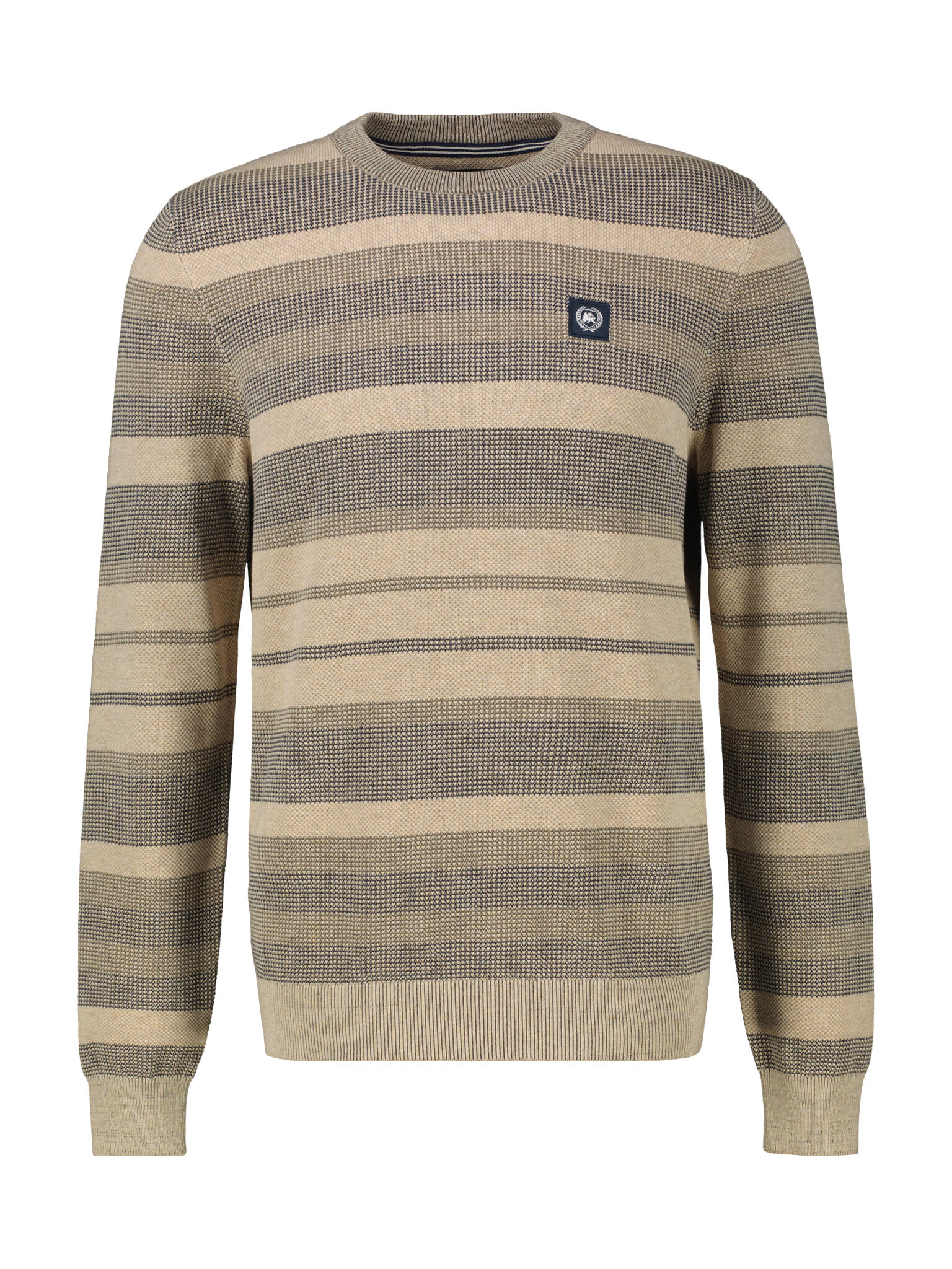 LERROS - O-NECK BUENDCHEN tender beige melange - Gr. - XXL von LERROS