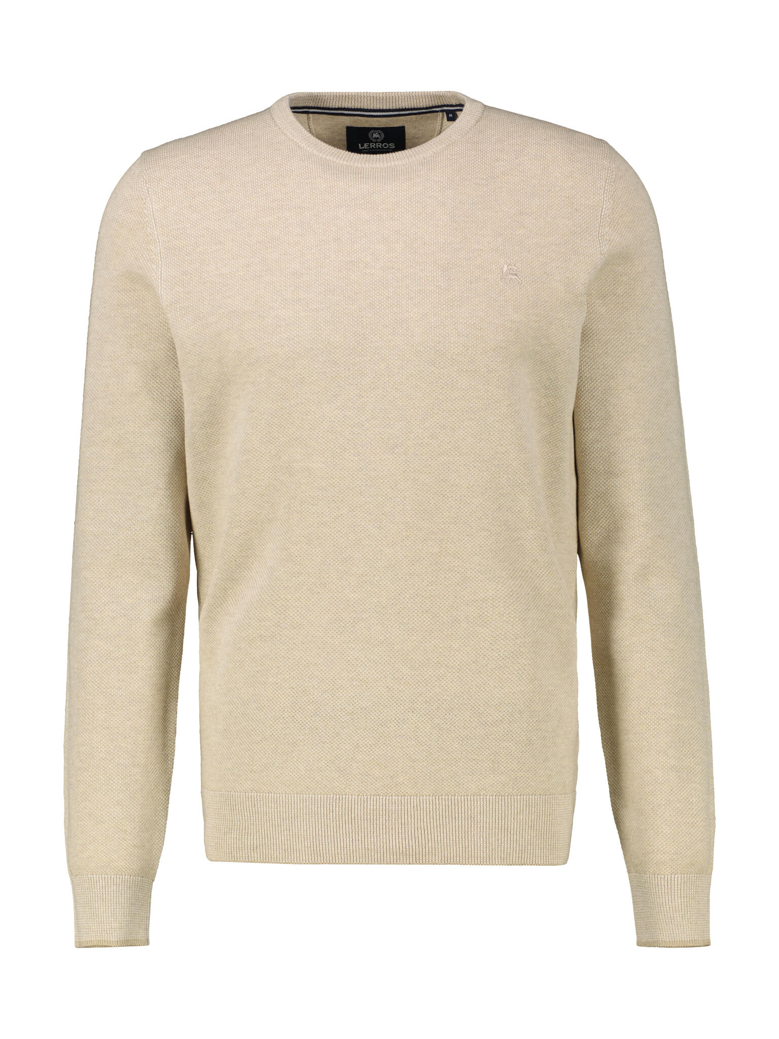 LERROS - O-NECK BUENDCHEN tender beige melange - Gr. - XXL von LERROS