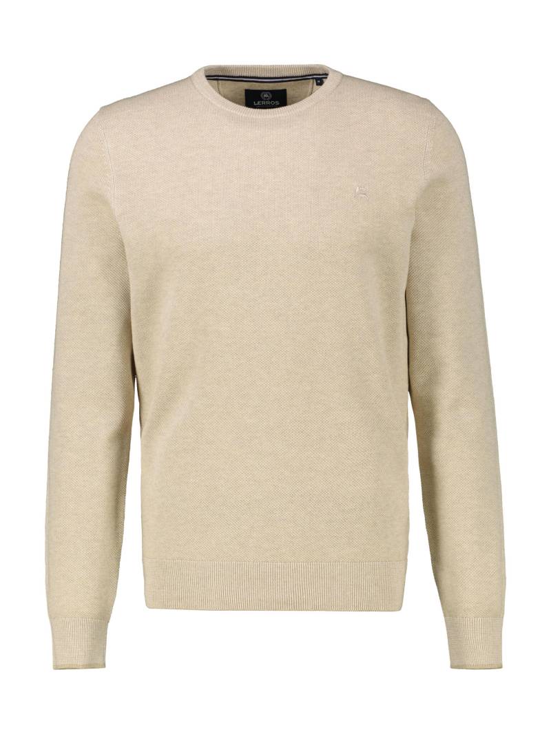LERROS - O-NECK BUENDCHEN tender beige melange - Gr. - XXL von LERROS