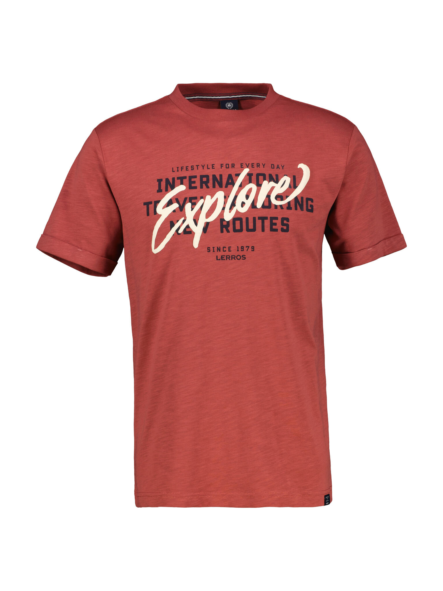 LERROS - O-NECK earth red - Gr. - M von LERROS