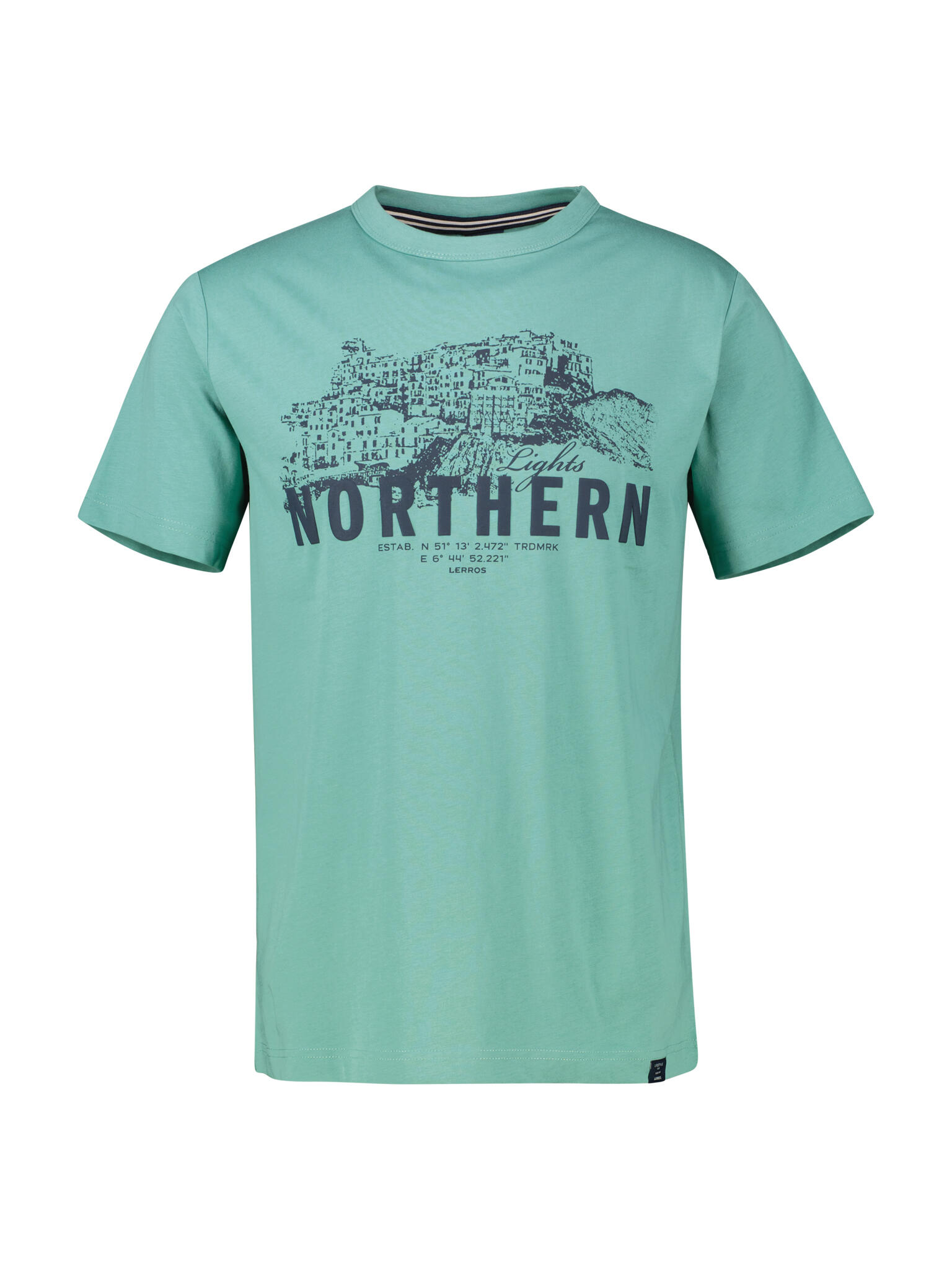 LERROS - O-NECK fjord blue - Gr. - XXL von LERROS