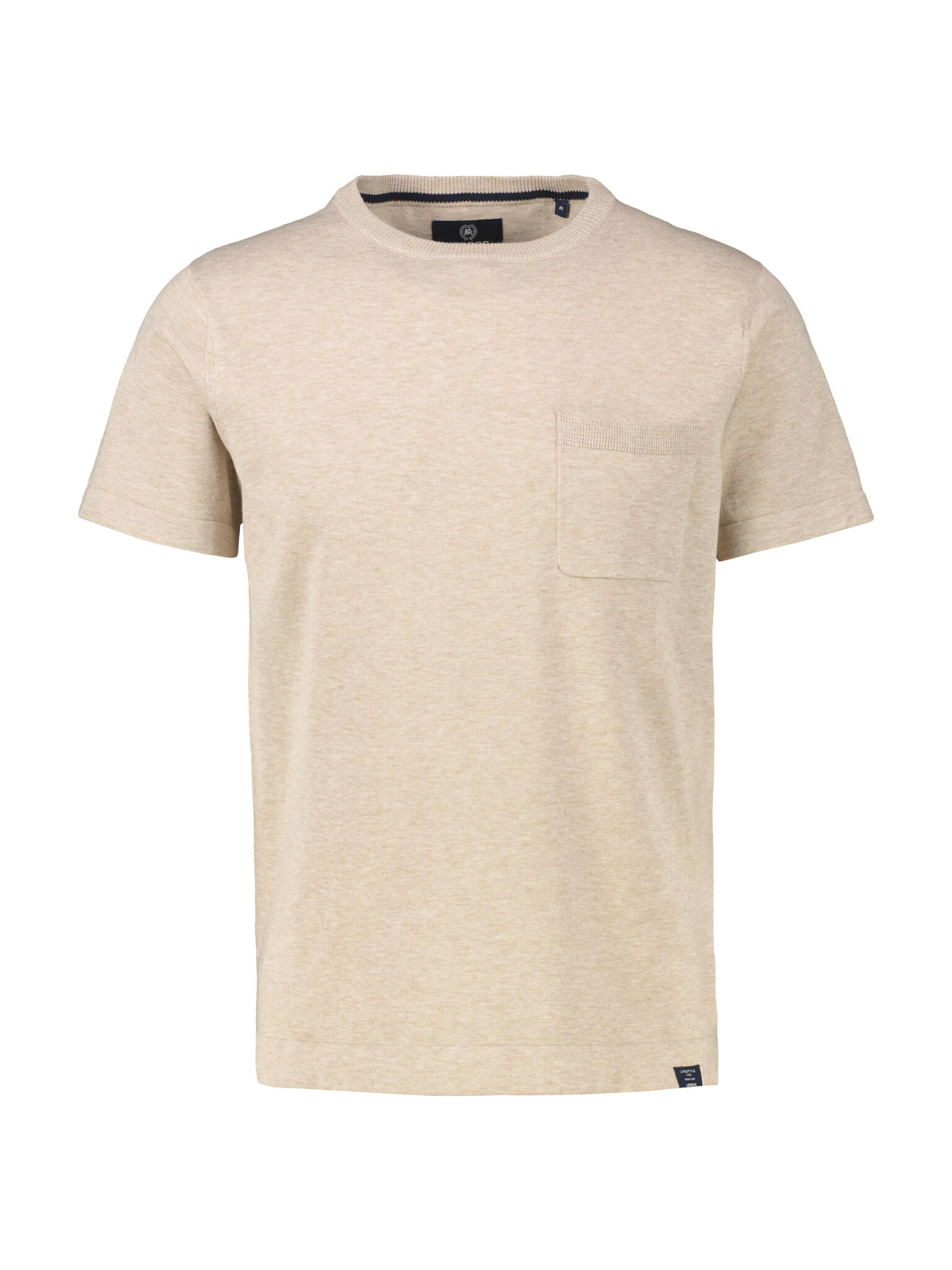 LERROS - O-NECK tender beige melange - Gr. - XXL von LERROS