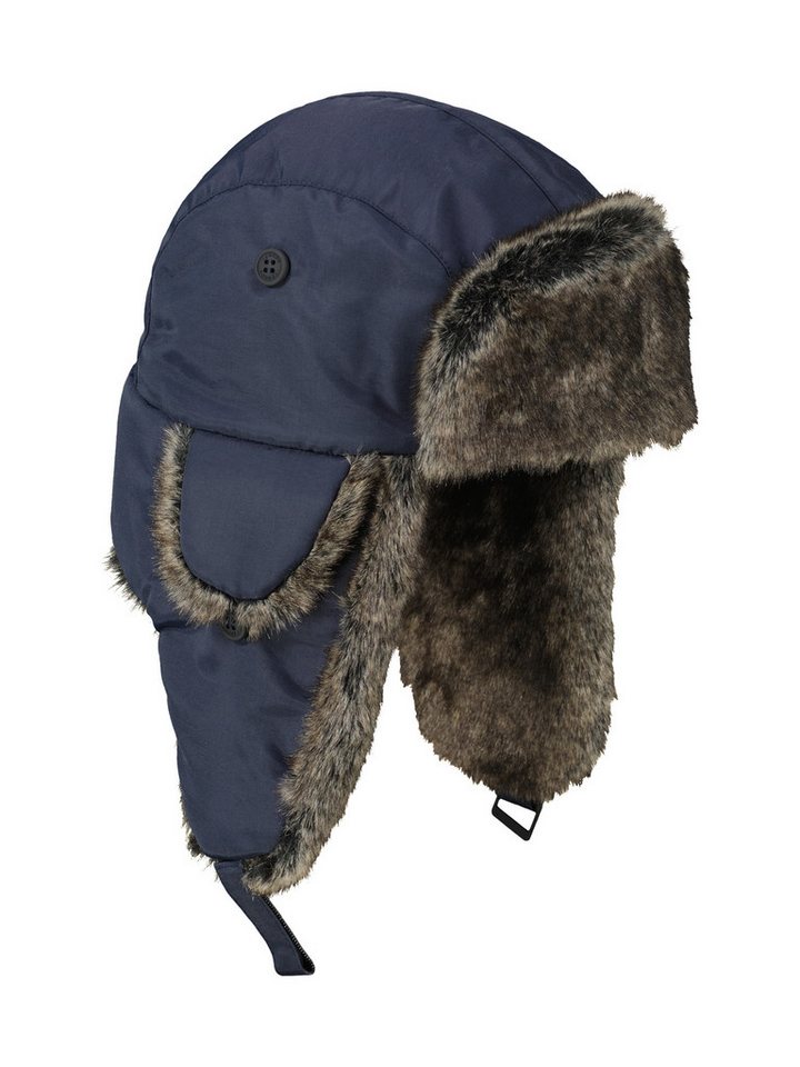 LERROS Ohrenmütze LERROS Trappermütze mit Kunstfell von LERROS