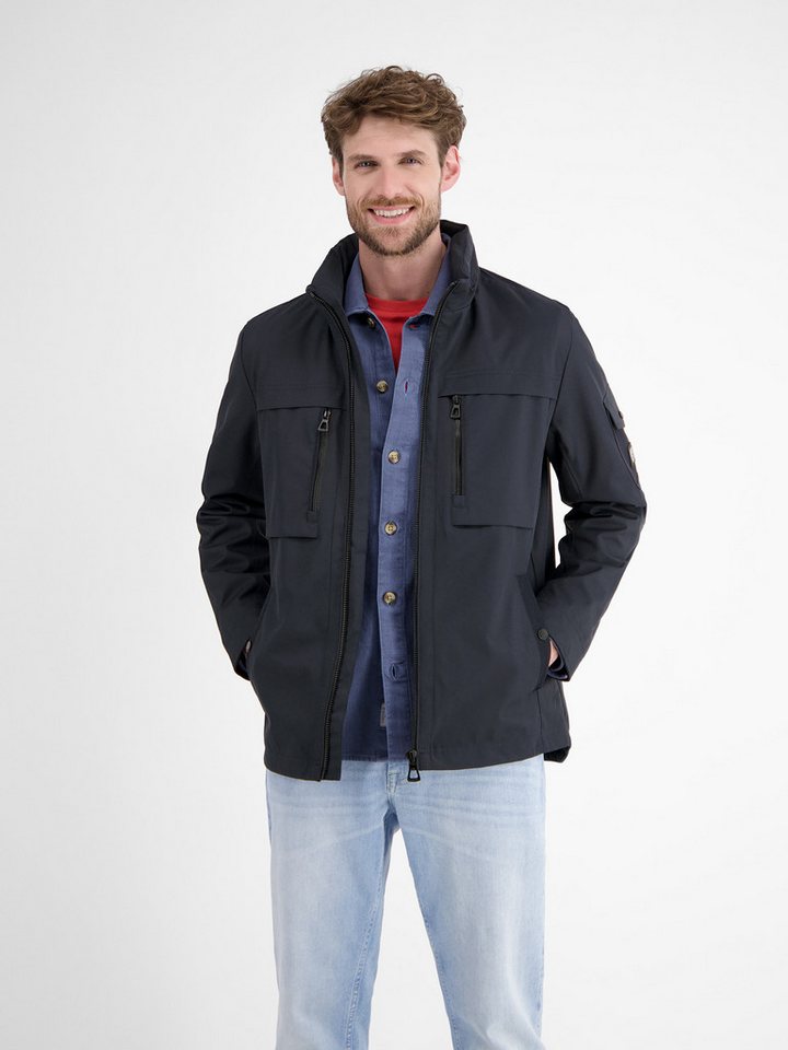 LERROS Outdoorjacke LERROS Shell-Blouson mit Kapuze Wasser- und windabweisend, atmungsaktiv von LERROS
