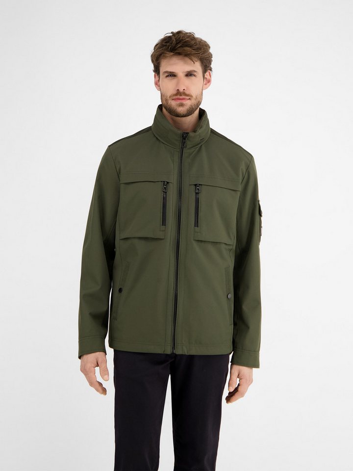 LERROS Outdoorjacke LERROS Shell-Blouson mit Kapuze Wasser- und windabweisend, atmungsaktiv von LERROS