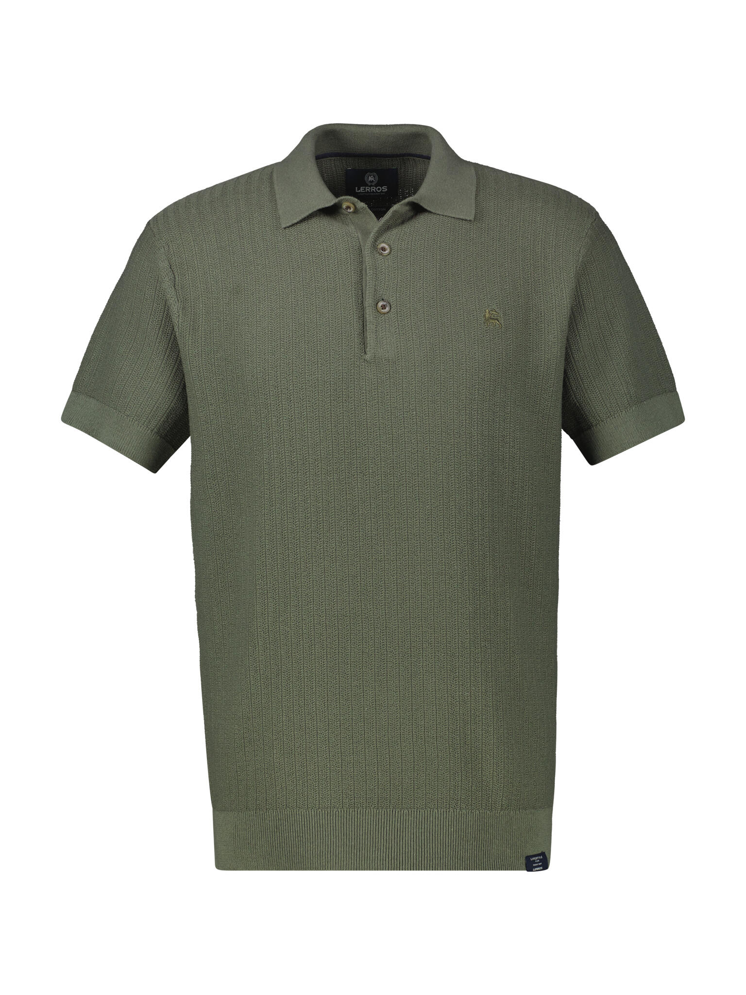 LERROS - POLO-KNOPF BUENDCHEN nordic olive - Gr. - XL von LERROS