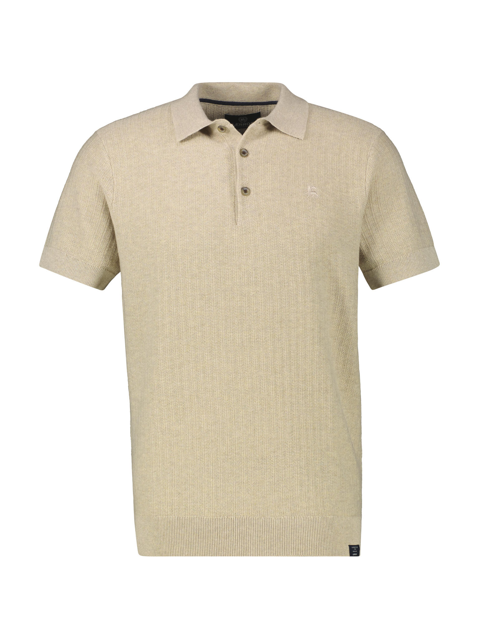 LERROS - POLO-KNOPF BUENDCHEN tender beige melange - Gr. - XXXL von LERROS