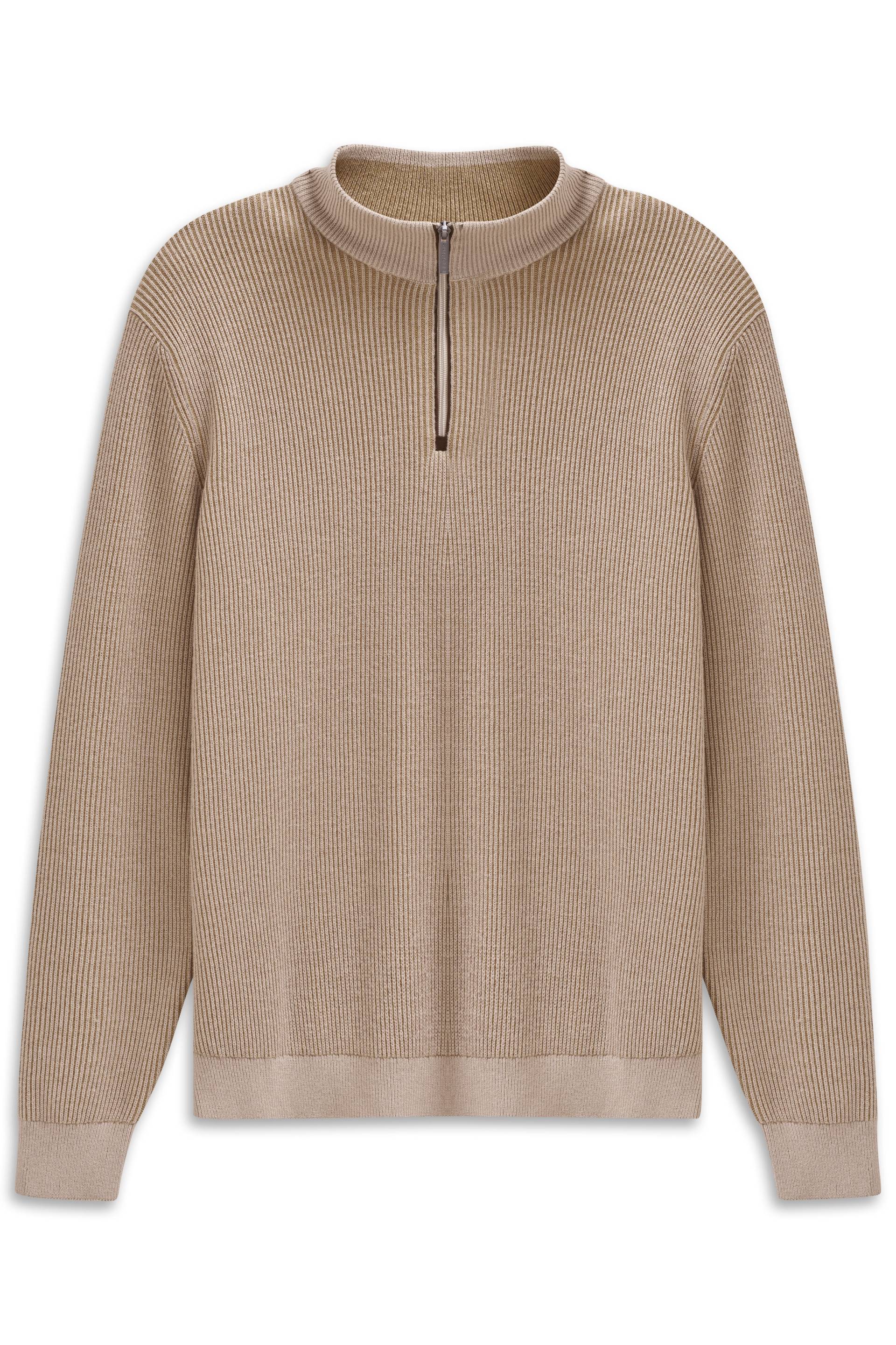 bugatti - Herren Pullover 1/1 Arm beige - Gr. - XL von bugatti