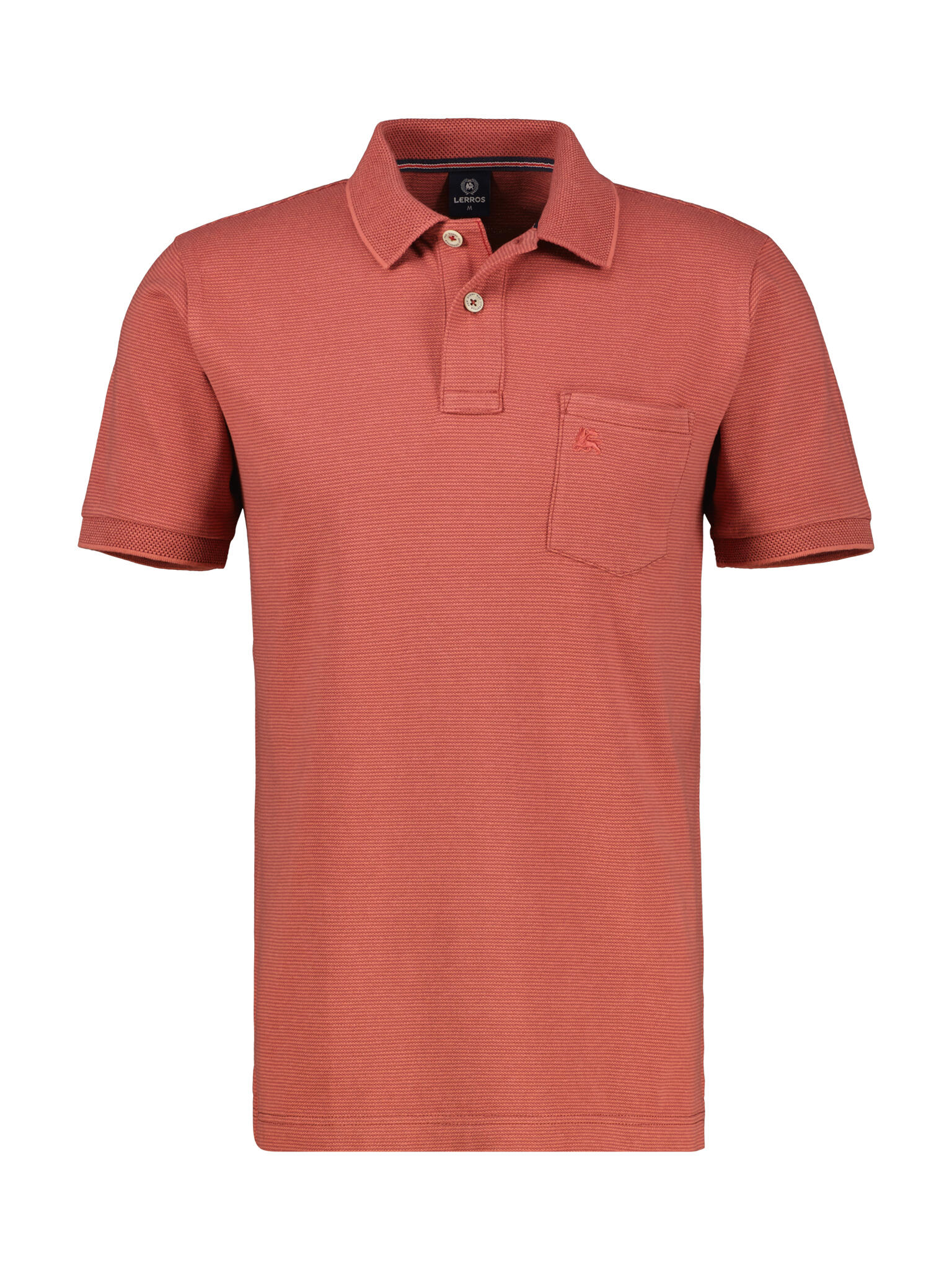 LERROS - POLO-KNOPF earth red - Gr. - L von LERROS