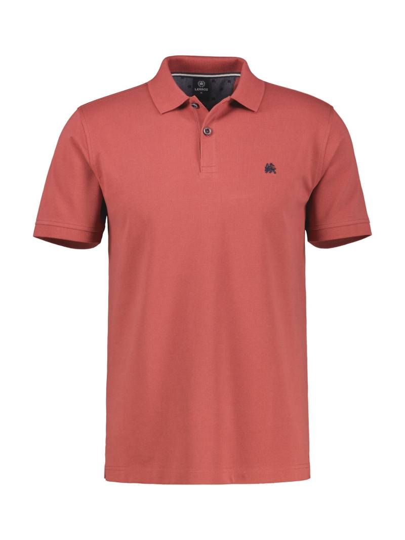 LERROS - POLO-KNOPF earth red - Gr. - M von LERROS