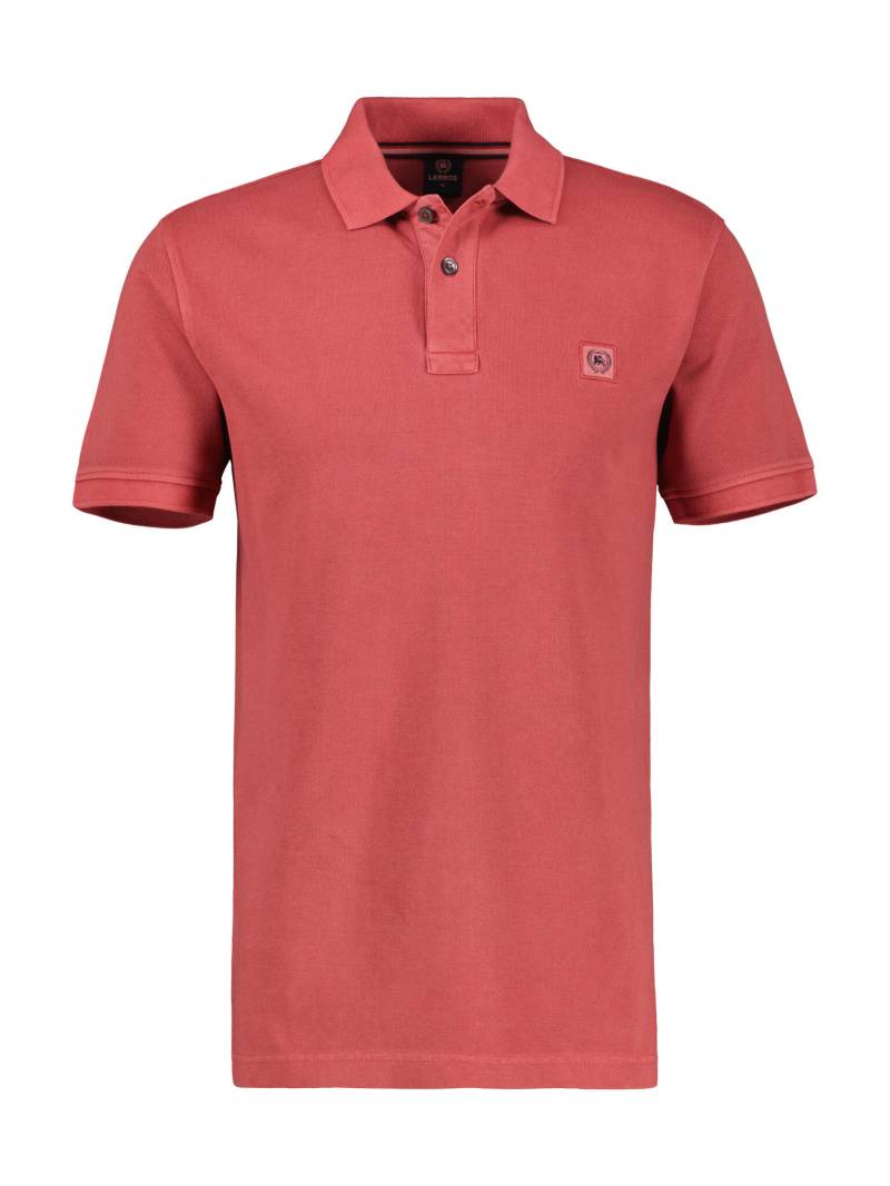 LERROS - POLO-KNOPF earth red - Gr. - XXXL von LERROS