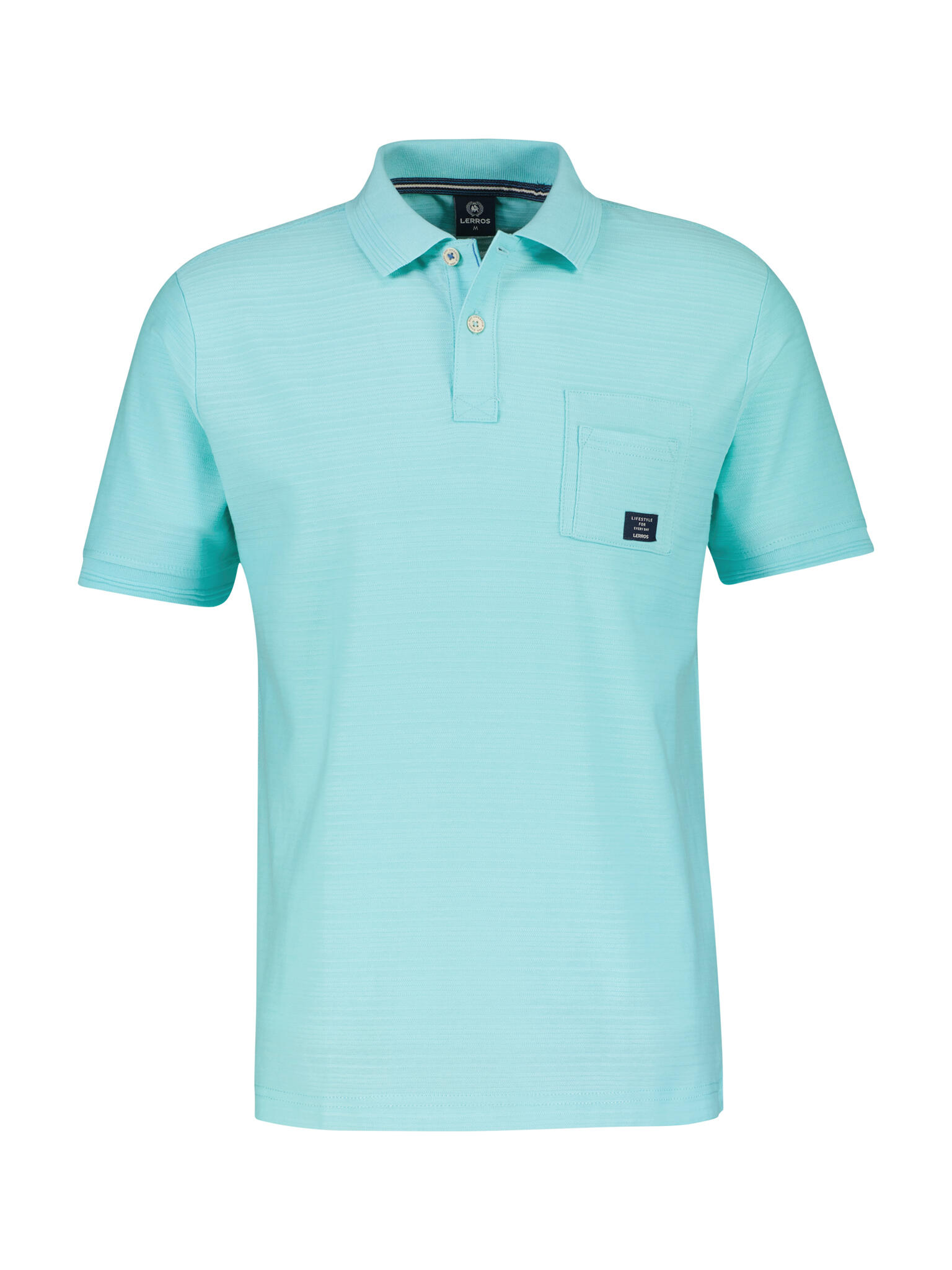 LERROS - POLO-KNOPF iced mint - Gr. - M von LERROS