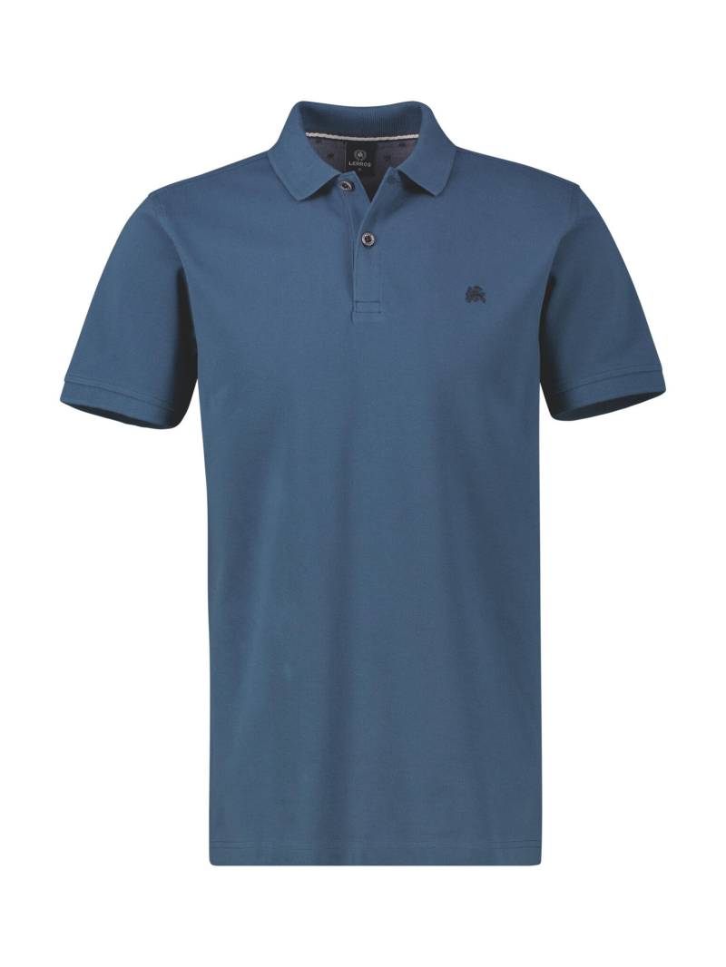 LERROS - POLO-KNOPF storm blue - Gr. - M von LERROS