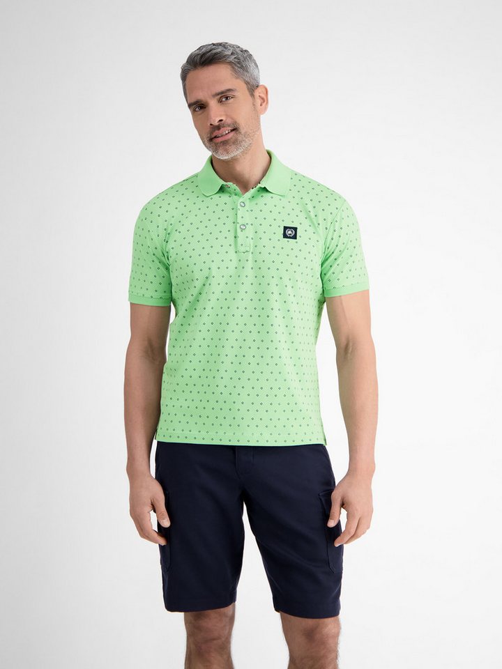 LERROS Poloshirt LERROS Herren Poloshirt mit Minimalprint von LERROS