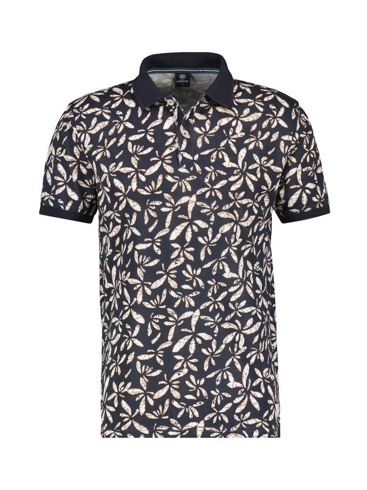 LERROS Poloshirt LERROS Herren Poloshirt mit floralem Alloverprint von LERROS